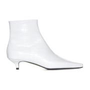 TotêMe Vita Croco Slim Ankelboots White, Dam