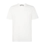 Golden Goose Vintage Distressed Cotton Jersey T-Shirt White, Herr