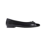 Tory Burch Svarta Ballerinaskor Elegant Bågdetalj Black, Dam