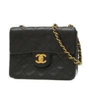 Chanel Vintage Pre-owned Laeder chanel-vskor Black, Dam