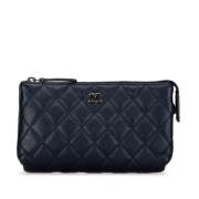 Chanel Vintage Pre-owned Laeder chanel-vskor Blue, Dam