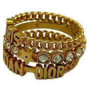 Dior Vintage Pre-owned Metall dior-smycken Yellow, Dam