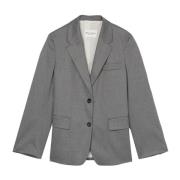 Marc O'Polo Pojkvän blazer avslappnad Gray, Dam