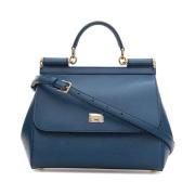 Dolce & Gabbana Stilren Sicily Väska Blue, Dam