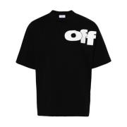 Off White Svarta T-shirts och Polos Black, Herr