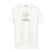 Iceberg Mönstrad T-shirt White, Herr