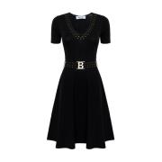 Blugirl Elegant Svart Klänning Black, Dam