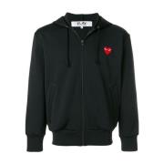 Comme des Garçons Play Snygg Herr Sweatshirt Black, Herr