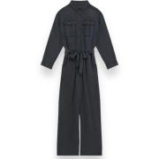 Isabel Marant Étoile Chambray Jumpsuit med klassisk krage Gray, Dam