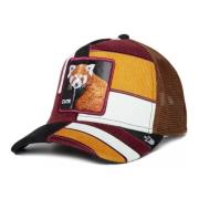 Goorin Bros Röd Panda Patchwork Truckercap Multicolor, Herr