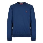 Gallo Blå Bomull Crew-Neck Sweatshirt Blue, Unisex