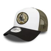 New Era Vit/Grön Moto Guzzi Trucker Keps Multicolor, Unisex