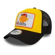 New Era Svart Patch Trucker Keps Multicolor, Herr