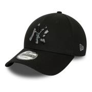 New Era Svart Yankees Säsongsfyll Keps Black, Herr