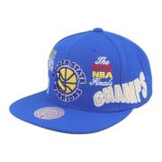 Mitchell & Ness Svart Golden State World Champs Snapback Blue, Herr