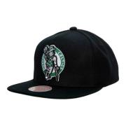 Mitchell & Ness Svart Celtics Snapback Keps Black, Herr