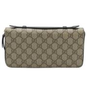 Gucci Vintage Pre-owned Laeder plnbcker Beige, Dam