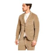 Mason's Sammet Randig Herrkavaj Regular Fit Beige, Herr