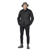 Mason's Camouflage Field Jacket Slim Fit Black, Herr