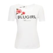 Blugirl Kortärmad T-shirt White, Dam