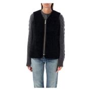 Barbour Svart V-ringad Liner Vest ytterkläder Black, Dam