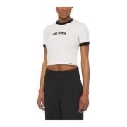 Dickies Herndon Ringer Tee White, Dam