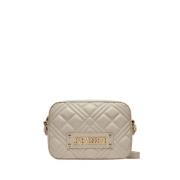 Moschino Ivory Axelväska Chic Modernt Design Beige, Dam