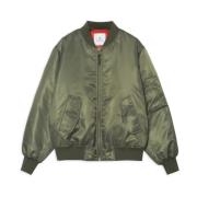 Anine Bing Army Green Leon Bomberjacka Green, Dam