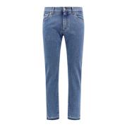 Dolce & Gabbana Stretch Bomull Slim Fit Jeans Blue, Herr