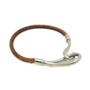 Hermès Vintage Pre-owned Laeder armband Brown, Dam