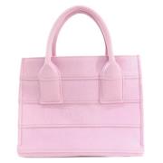 Salvatore Ferragamo Pre-owned Pre-owned Canvas handvskor Pink, Dam