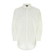 Y-3 Stretch Bomullsblandning Vit Skjorta White, Herr