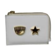 Chiara Ferragni Collection Dragkedja Plånbok White, Dam