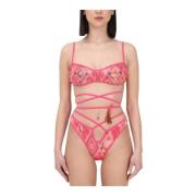 F**k Bikini 2-Delat Set Pink, Dam