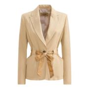 Alviero Martini 1a Classe Blazer Jacka Beige, Dam