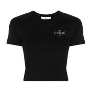 Chiara Ferragni Collection Kortärmad T-shirt Black, Dam