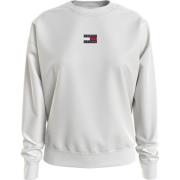 Tommy Jeans Sportig Sweatshirt White, Dam