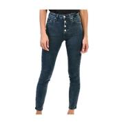 Calvin Klein Jeans Snygga Herrbyxor Blue, Dam