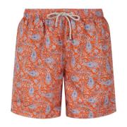 MC2 Saint Barth Blommönstrade Badshorts Multicolor, Herr