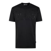 Philipp Plein Bejeweled Logo T-Shirt Fw24 Black, Herr