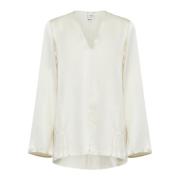 Alysi Ivory Skjortkollektion Beige, Dam