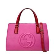 Gucci Vintage Pre-owned Laeder axelremsvskor Pink, Dam