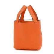 Hermès Vintage Pre-owned Laeder handvskor Orange, Dam