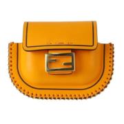 Fendi Vintage Pre-owned Laeder hem-och-kontorstillbehr Yellow, Dam