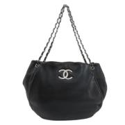 Chanel Vintage Pre-owned Laeder chanel-vskor Black, Dam