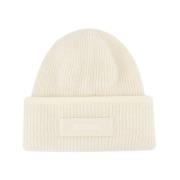 Jacquemus Alpackaull Beanie - Vit White, Unisex