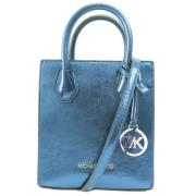 Michael Kors Pre-owned Pre-owned Plast handvskor Blue, Dam