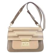 Michael Kors Pre-owned Pre-owned Laeder axelremsvskor Beige, Dam