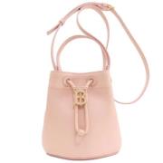 Burberry Vintage Pre-owned Laeder axelremsvskor Pink, Dam