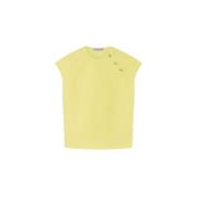 Trussardi Ärmlös Blus Yellow, Dam